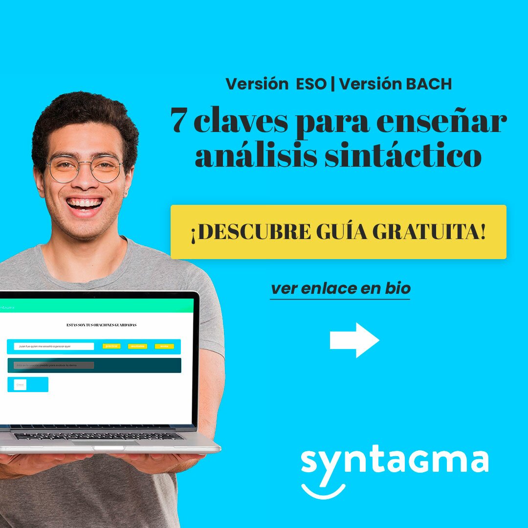 claves para enseñar análisis sintáctico analizador sintáctico Syntagma Digital